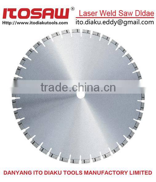 Segment dry cutting diamond saw blade for stone