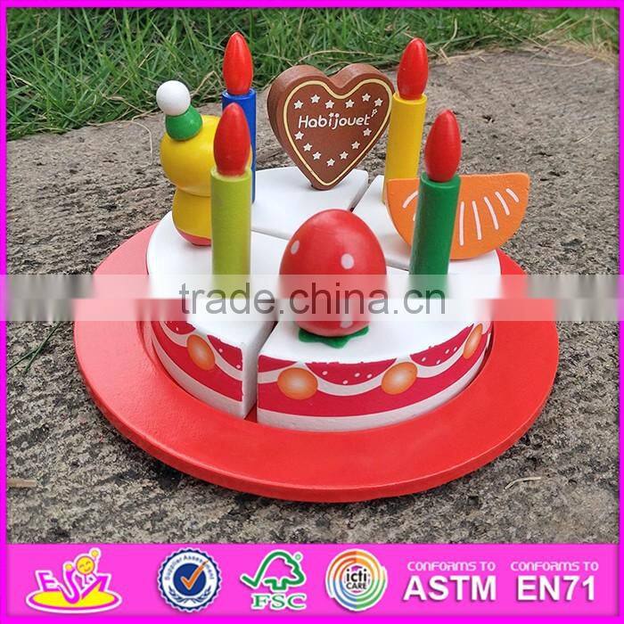 2017 New design kids pretend toys wooden play food W10B182