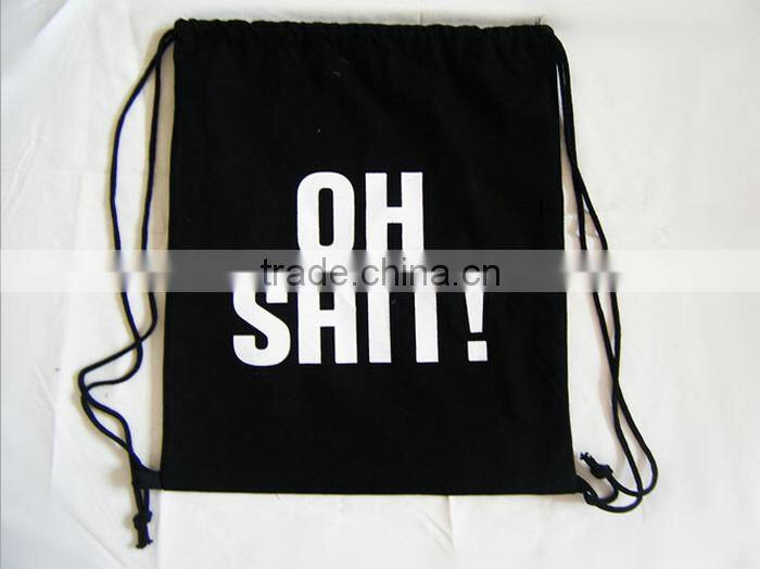 quality drawstring bag/polyester drawstring backpack/OEM bag