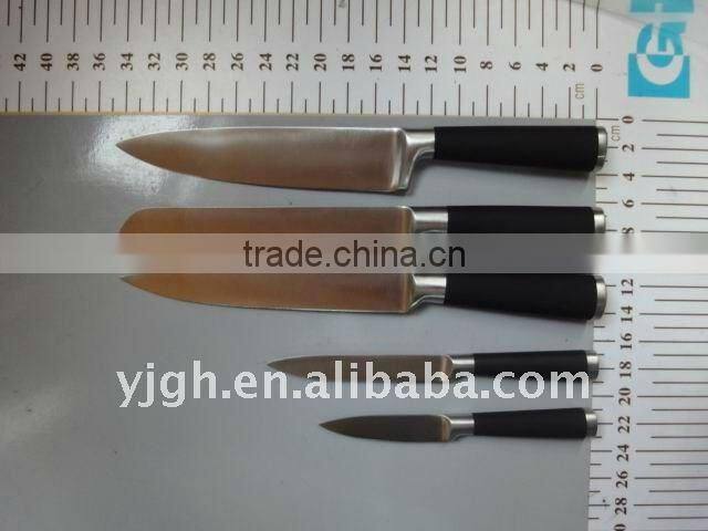 5pcs kitchen knife sets stainless steel cutlery chef knives