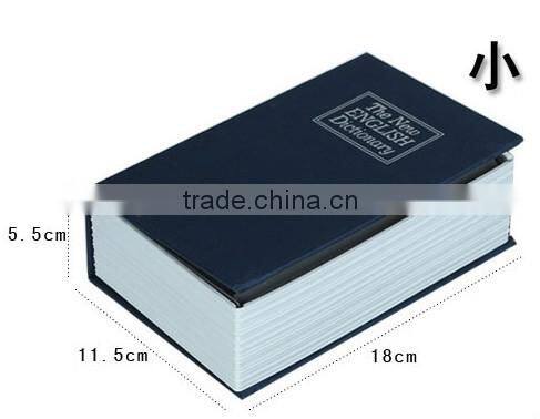 hot selling Fake Book with key lock book safe