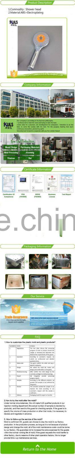 China factory price High-grade rainfall bathroom accessory shower head