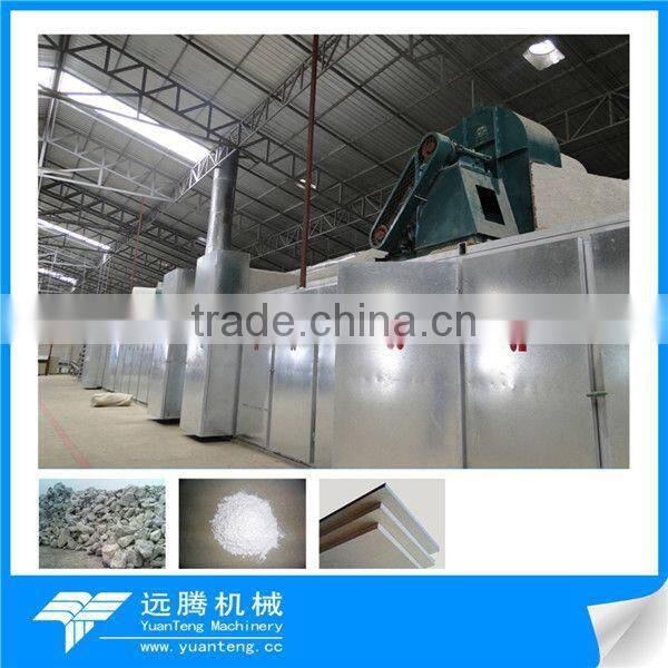 Automatic plaster board making machine with capacity 1to30million sqm/year