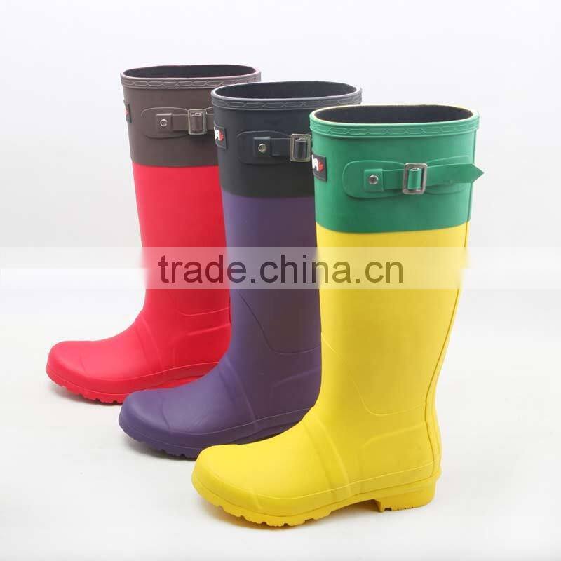 rubber rain boots pvc rain boots women wellington boots