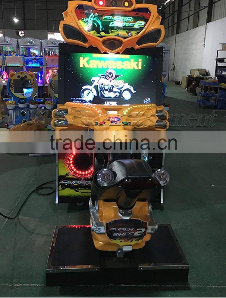 Amusement Ride Super Power FF Motor Simulator Racing Car Game Machine