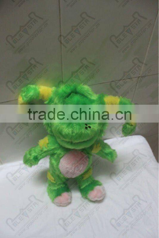 .character popular green cartoon stuffed toys