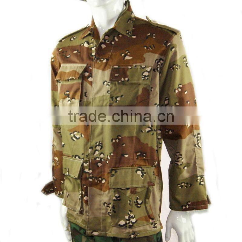 custom Military ripstop camouflage fabric Uniform hunting camouflage jacket clothing