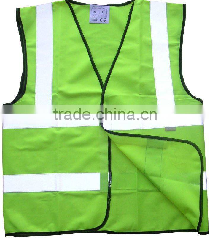 Green High Visibility Reflective Safety Vest SL0523