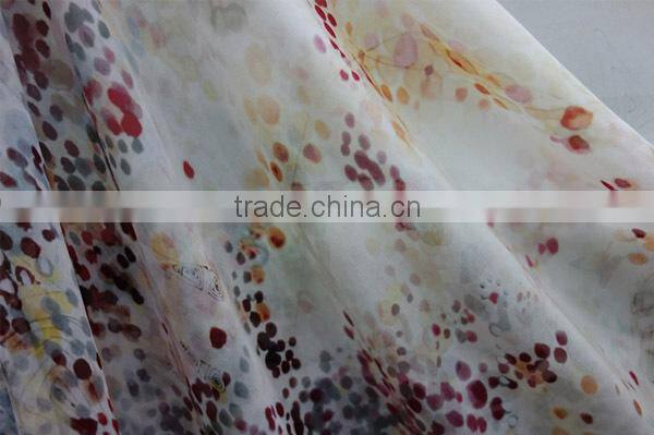 Fashion scarf custom made printed polyester scarf