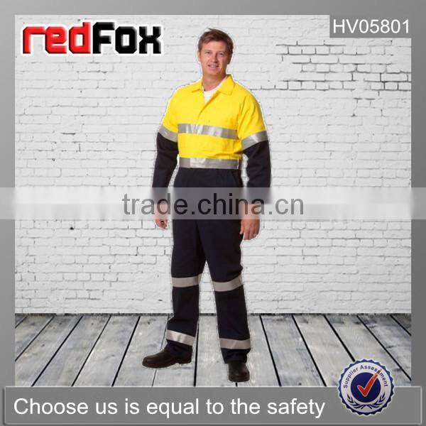 high visibility reflective safety ultima coverall workwear for uniform