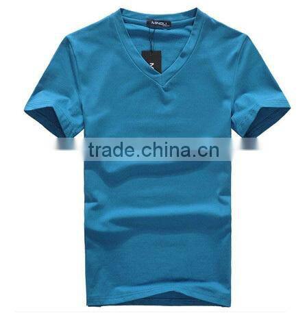 cotton V-neck shirt;body-shaping T-shirt;Aniti-Pilling T-shirt