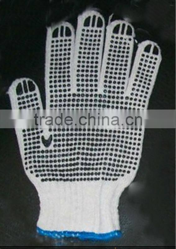 PVC Dotted Cotton Knitted Working Gloves/Safety Gloves