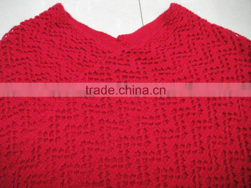 New designer grey sequin glitter knitted shawl for winter