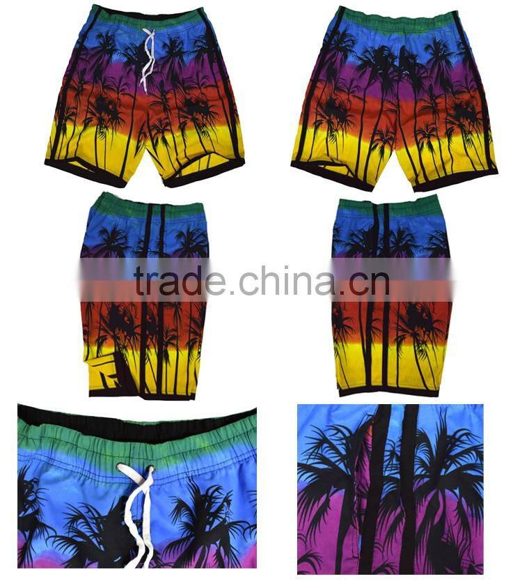 Cheap Price Heat Transfer Print Men Board Shorts Beach wear