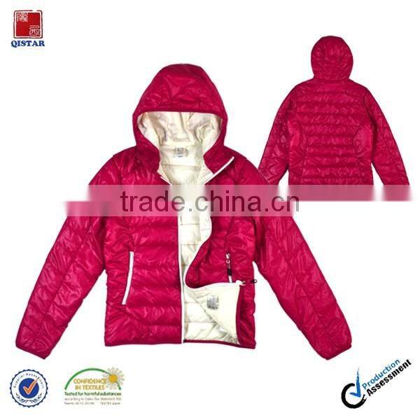 Women's Winter Lightweight Packable Down Jacket With Hood Coat