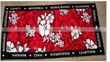 Beautiful 100%Cotton printed poncho towel baby robe