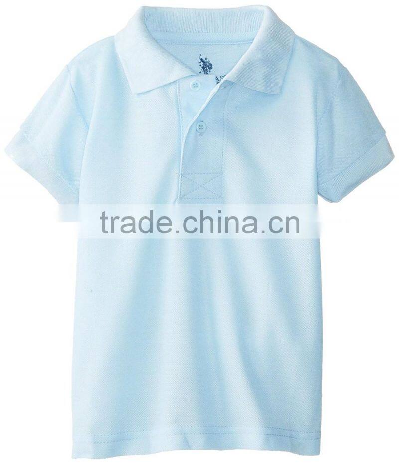 Blank no design high quality polo shirt for kids