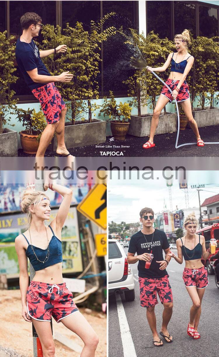 Women's Ladies Hawaiian Beach Board Shorts Swimming Summer Hot Shorts