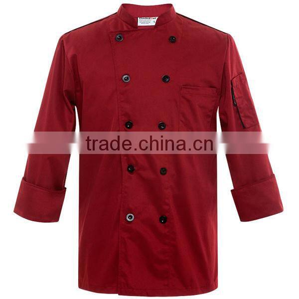 Black Double Breasted Executive Chef Uniform