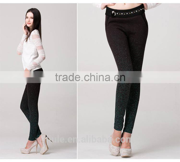 new product in China korean pants with diamonds decoration