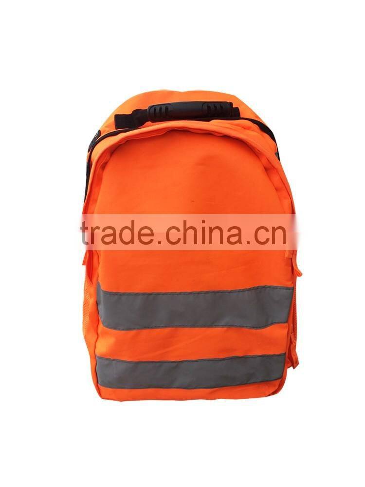 Wholesale cheap mens safety high visibility work bag reflective backpack