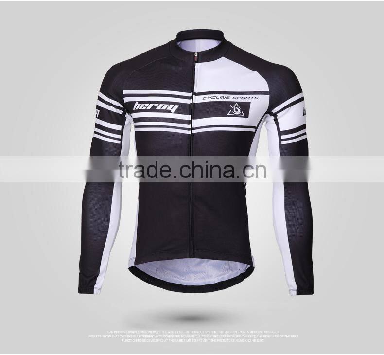 BEROY Custom Plus Size Compression Cycling Jacket Jersey Tops, 100 Polyester Mountain Bike Clothing Cycling Suit