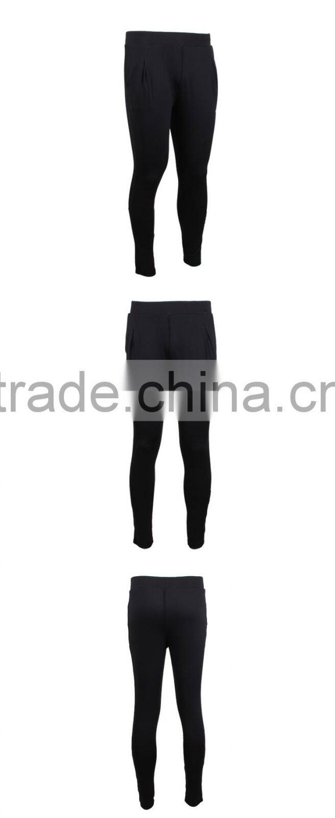 BEROY china cheap gym pants for women, black color workout bottoms
