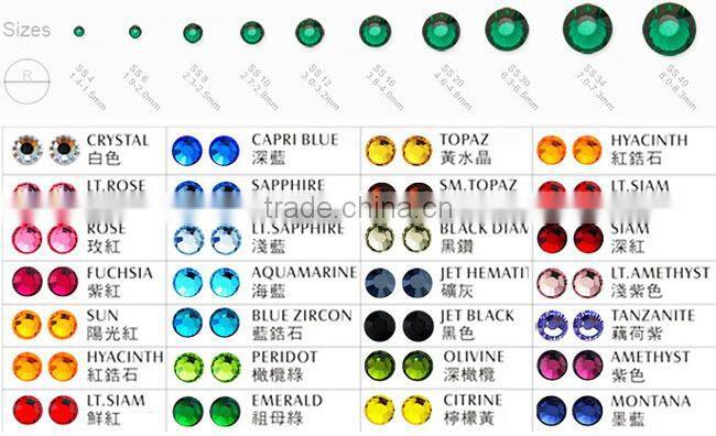 hi-ana rhinestone1 Stict QC 100% Quality Fashion good hotfix rhinestone