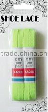polyester green flat dress shoe laces