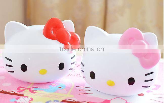 HELLO KITY HEAD Detachable plastic cute saving money box for kids for promotion