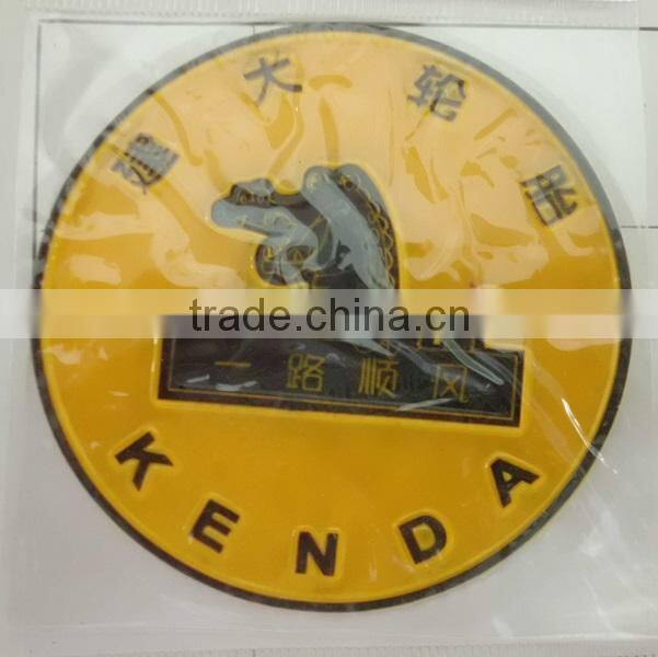 2017 Double layer colorful printing custom opaque adhesive pvc sticker