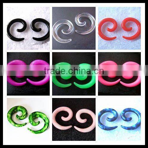 316L stainless steel ear piercing taper /ear piercing jewelry /body jewelry