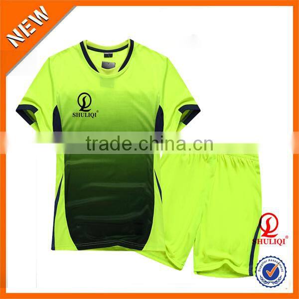 Profession design basketball uniform dri fit sport soccer uniforms whoelsale China