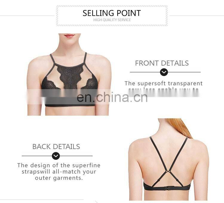 Wholesale Latest Sexy Transparent School Girl Wear Net Bra