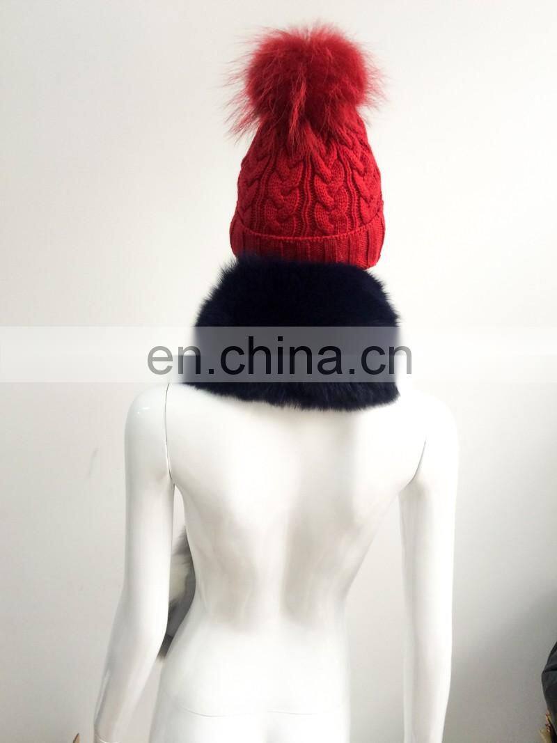 High Quality Nice Real Fox Fur Luxury Scarf