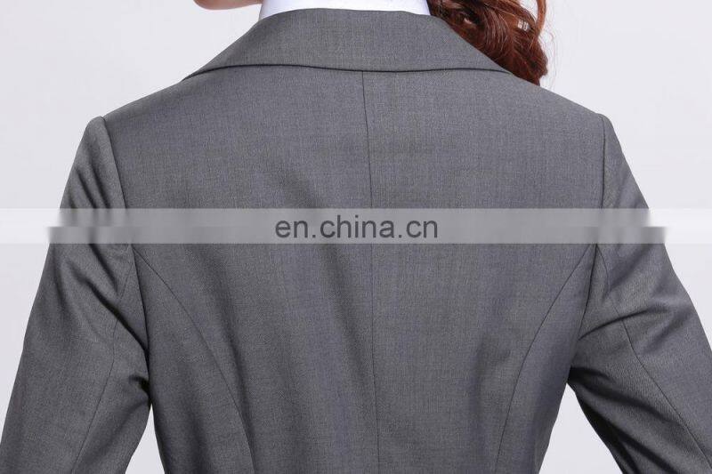 bodycon office gray pant suits for office women