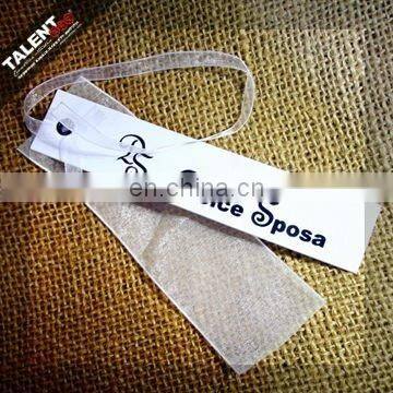 custom private design fashion garment hang tag for lady