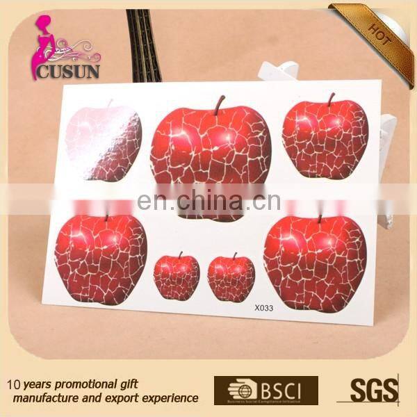 hot selling popular skin Jewelry metallic temporary flash tattoo