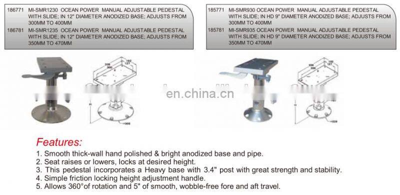 Aluminum Alloy Adjustable Pedestal