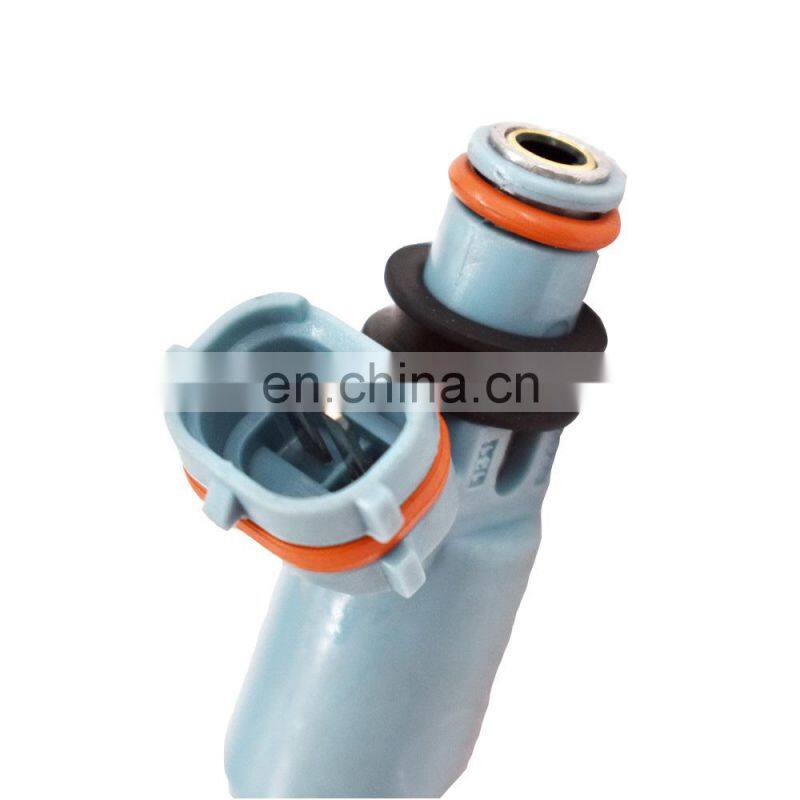 4 Pcs 440cc Light Blue Fuel Injectors Feed Fit For 2002-2005 Subaru WRX 3920 420cc 440cc