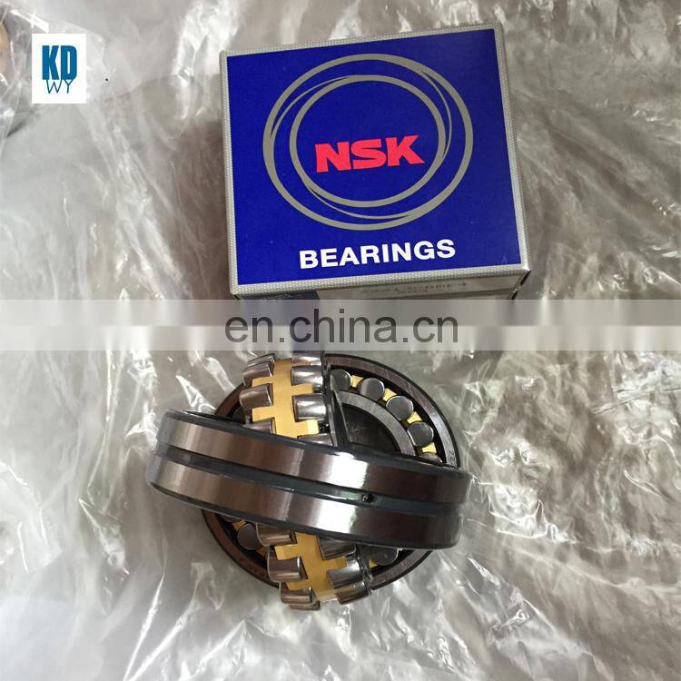 Made in Japan NSK spherical roller bearing 22215 ck cck/w33 with size 75*130*31mm for grinding machine