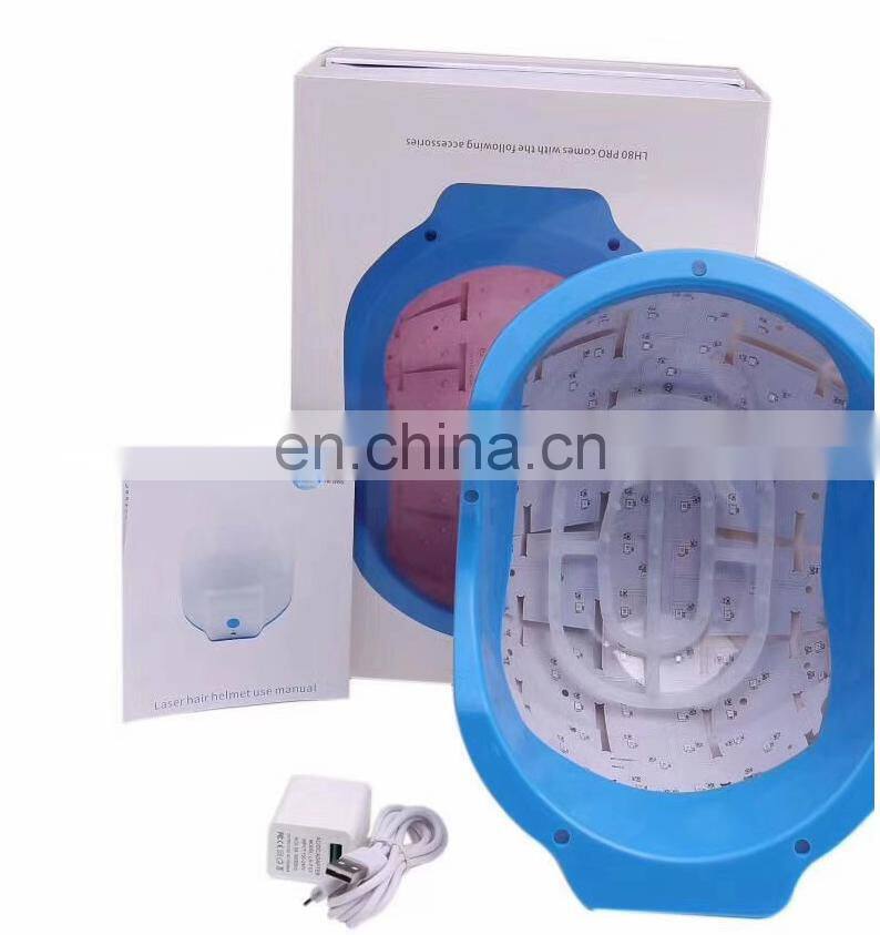 Portable Laser Cap Hair Growth Machine For Treating Bald Sparse Hair