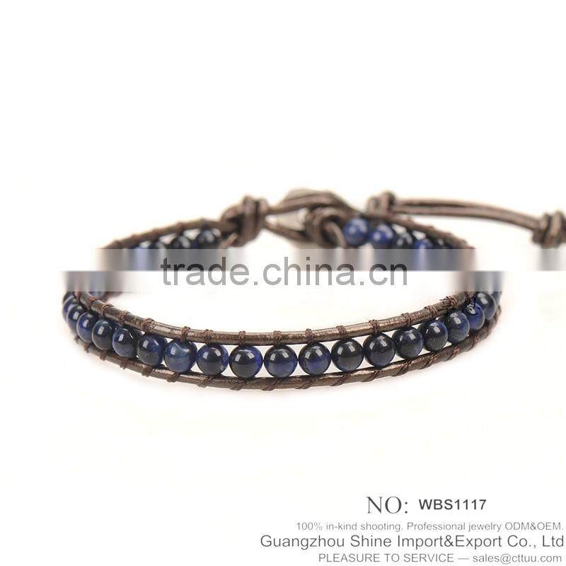 Beautiful unisex id clasps for leather bracelets cheap leather XE09-0116