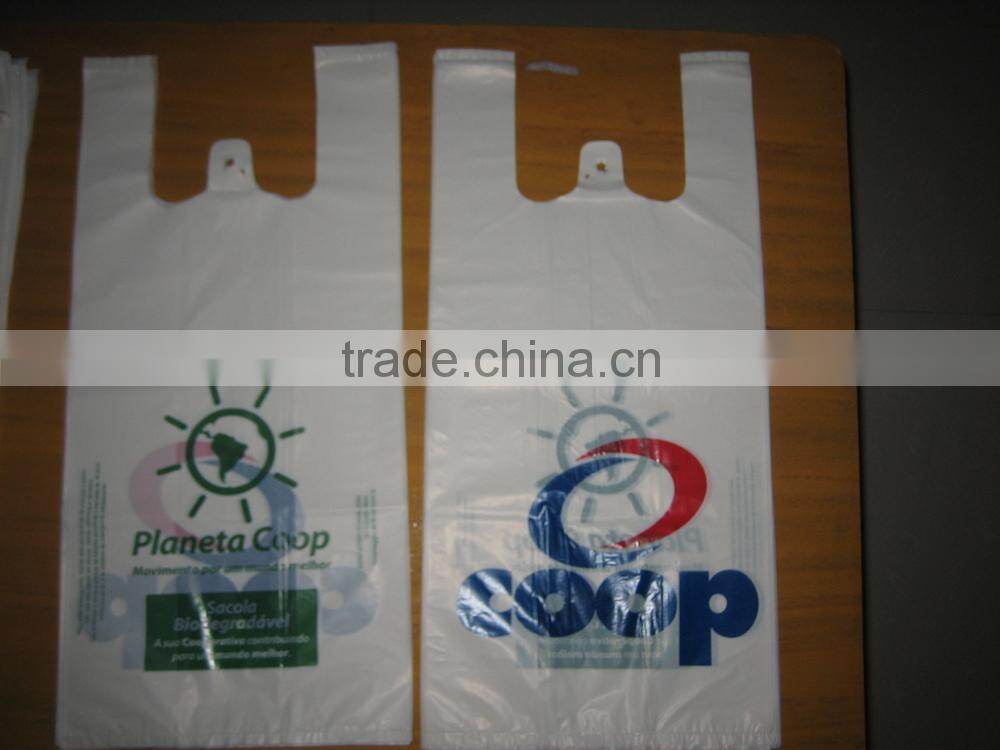 Hot selling PE T-shirt bag(china) with low price