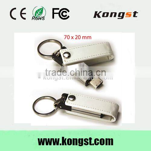 Custom Leather USB Pendrive,Embossed Logo Leather USB Flash Drive 2.0