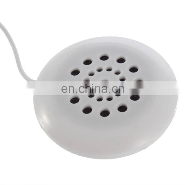 Mini White 3.5mm Pillow Speaker Portable Speaker For MP3 MP4 Player iPod