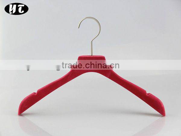HA923 natural wooden clothes hanger for tops pants