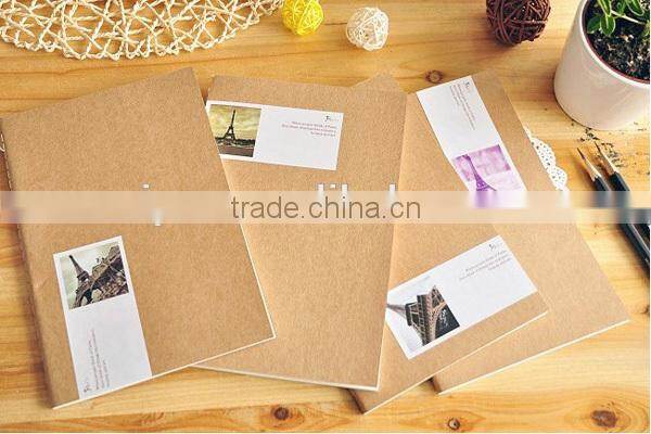 custom recycled kraft notebook custom print