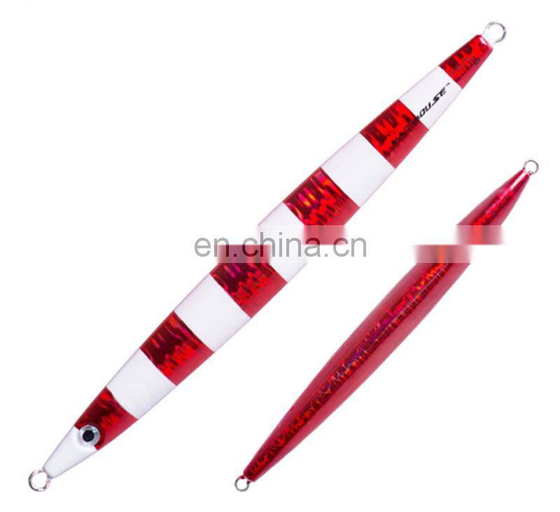 135mm 100g 3D Lure Eyes Laser Luminous Jigging Lure Trolling Metal Jigs Fast Jigs