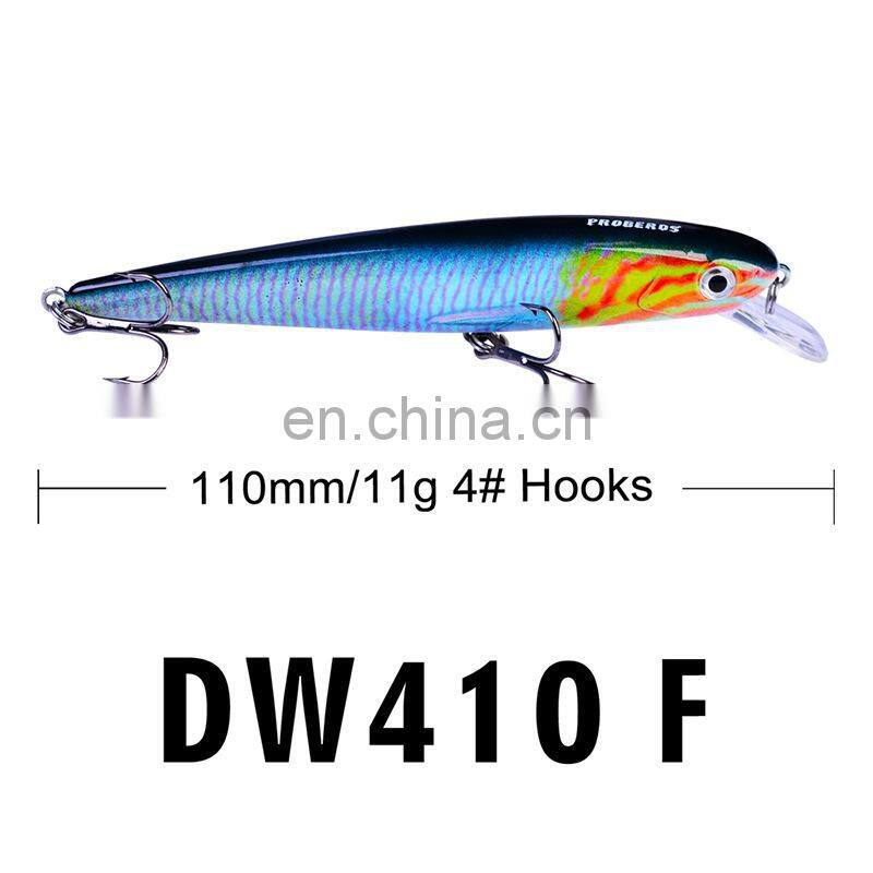 New floating lureABSPlastic artificial bait11cm/11gsea fishing lure hard bait lure segment minnow trout lure